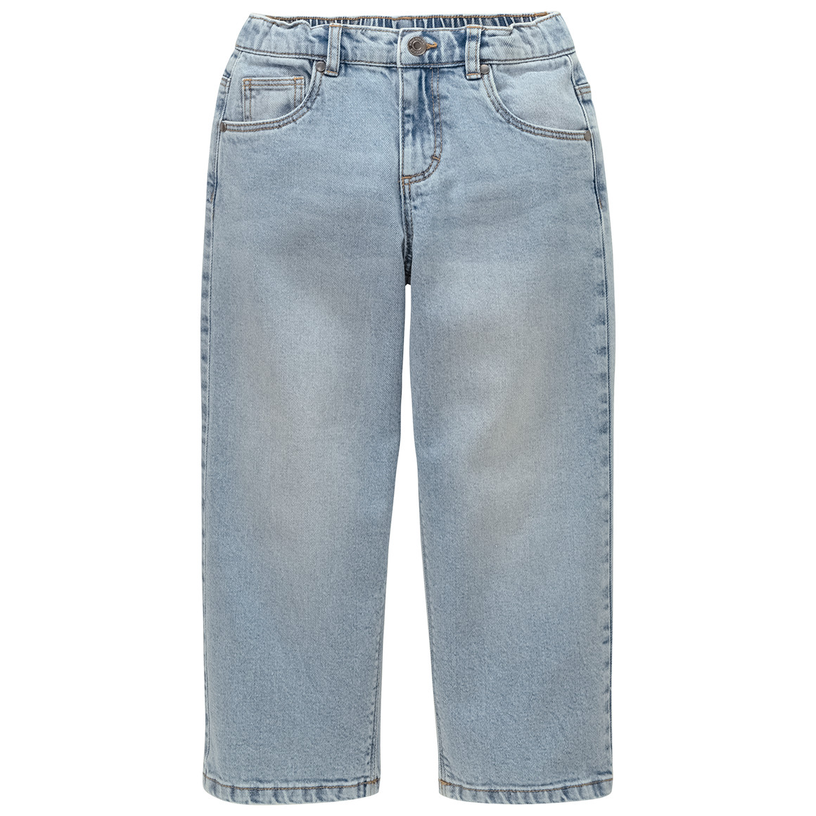 Jungen Straight-Jeans mit verstellbarem Bund