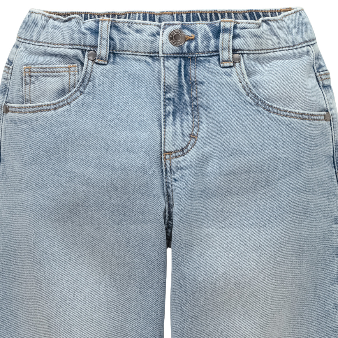 Jungen Straight-Jeans mit verstellbarem Bund