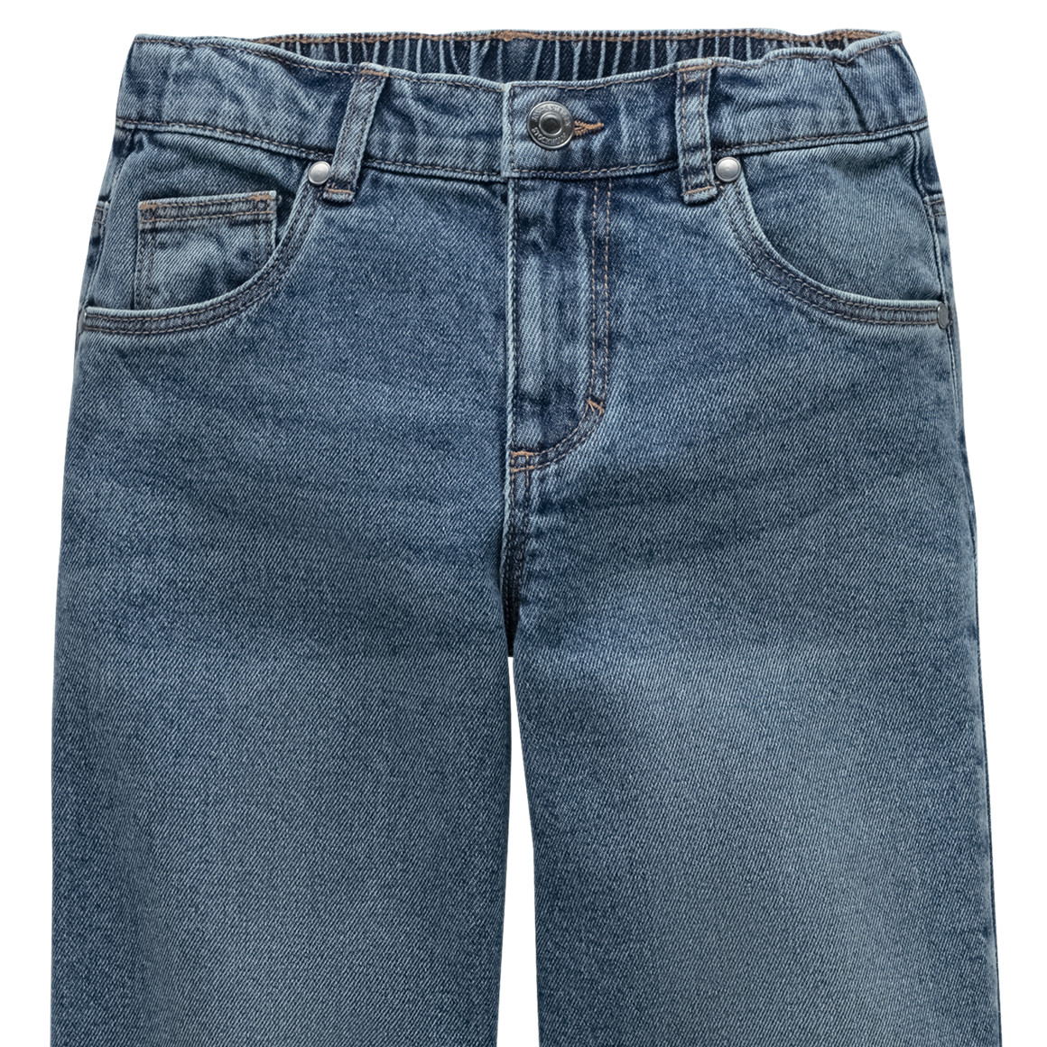 Jungen Straight-Jeans mit verstellbarem Bund