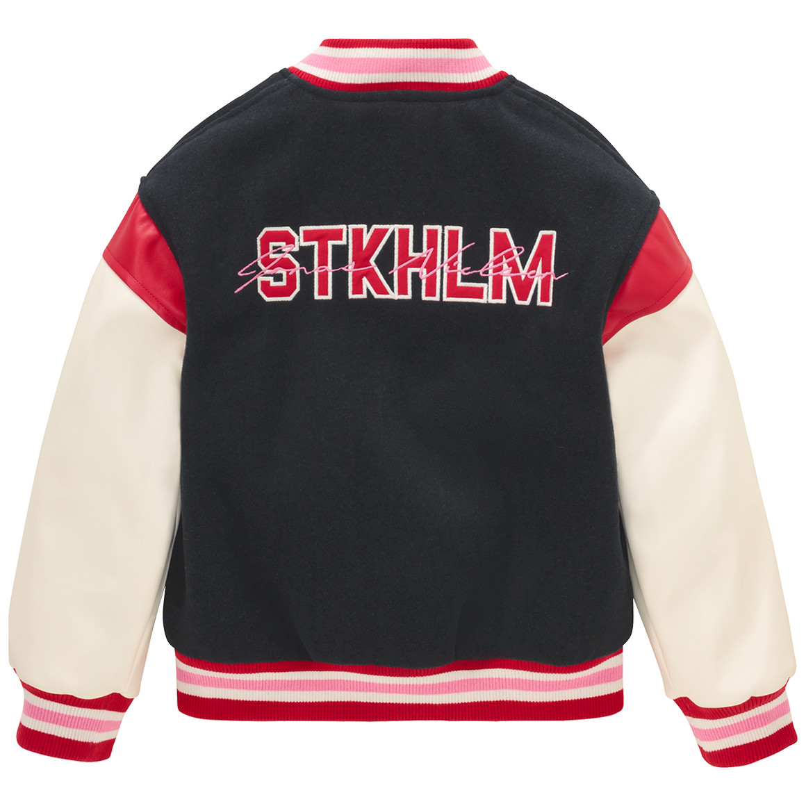 Mädchen College-Jacke mit Backprint