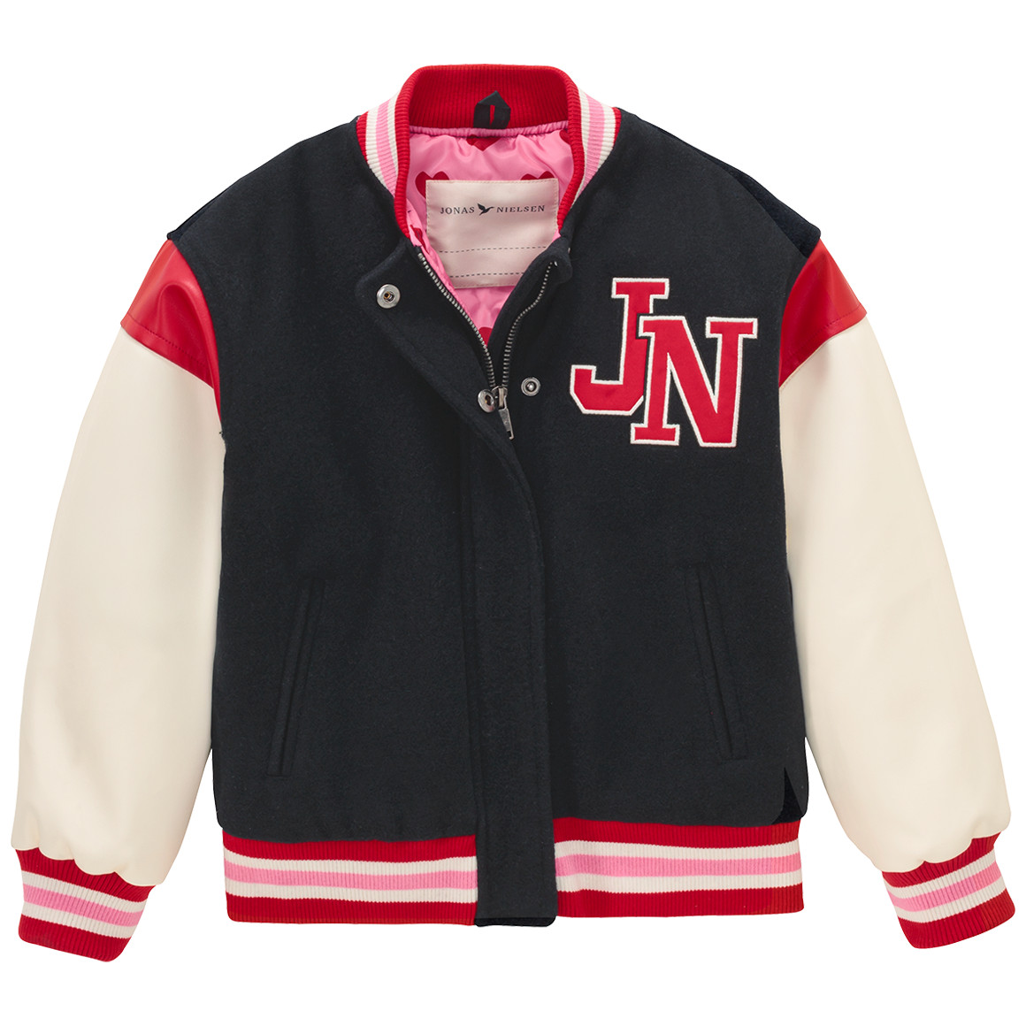 Mädchen College-Jacke mit Backprint