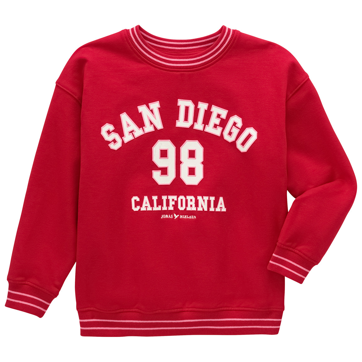 Sweater voor meisjes in collegestijl