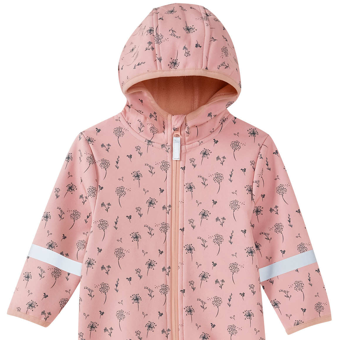 Baby Softshelloverall mit Blümchen