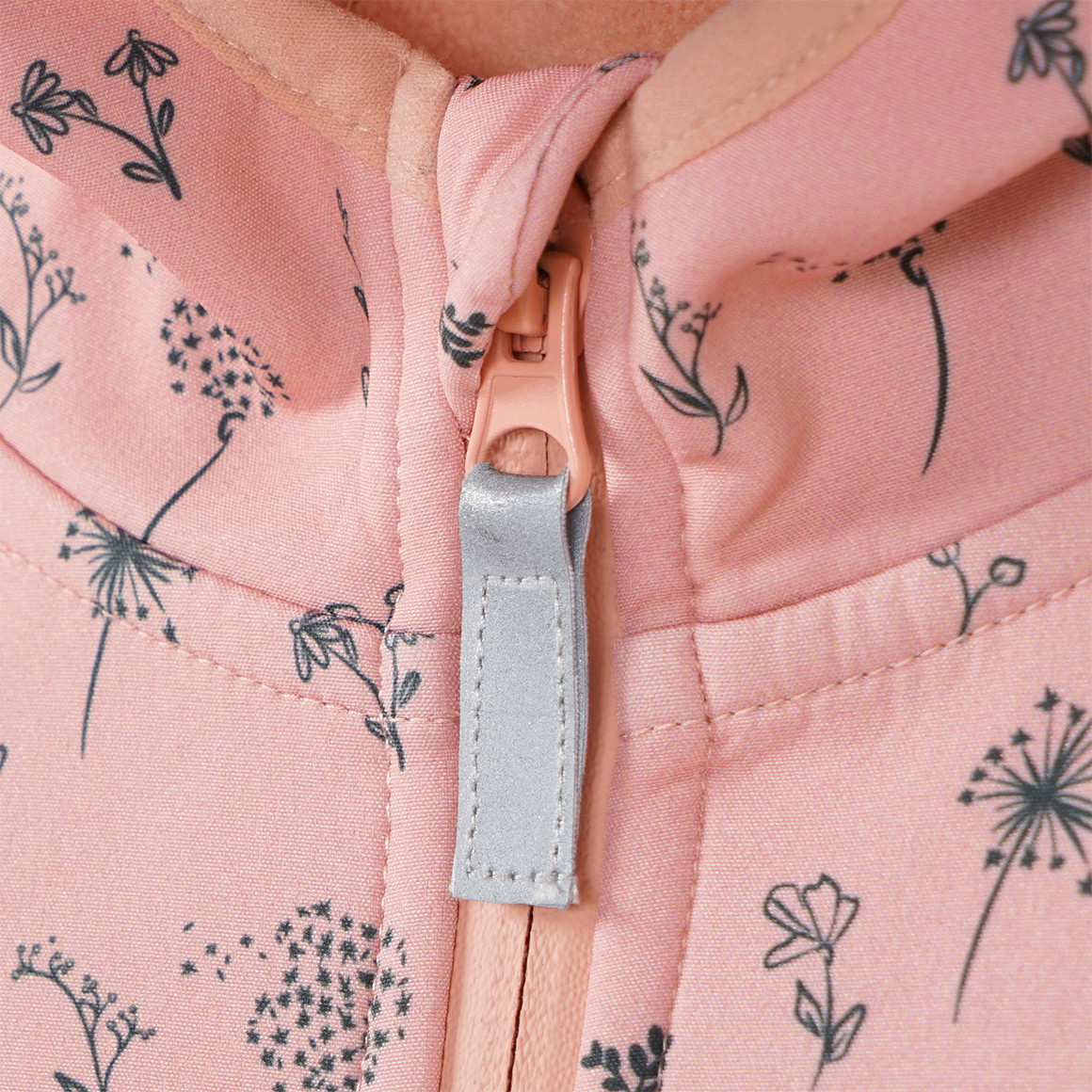 Baby Softshelloverall mit Blümchen