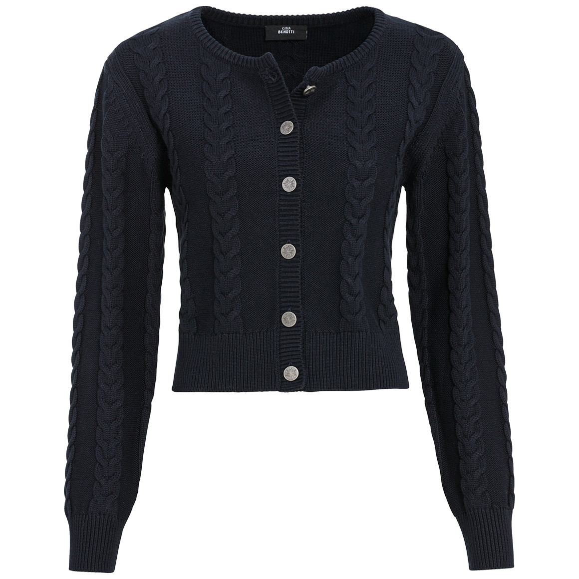 Dames vest met vlechtpatroon