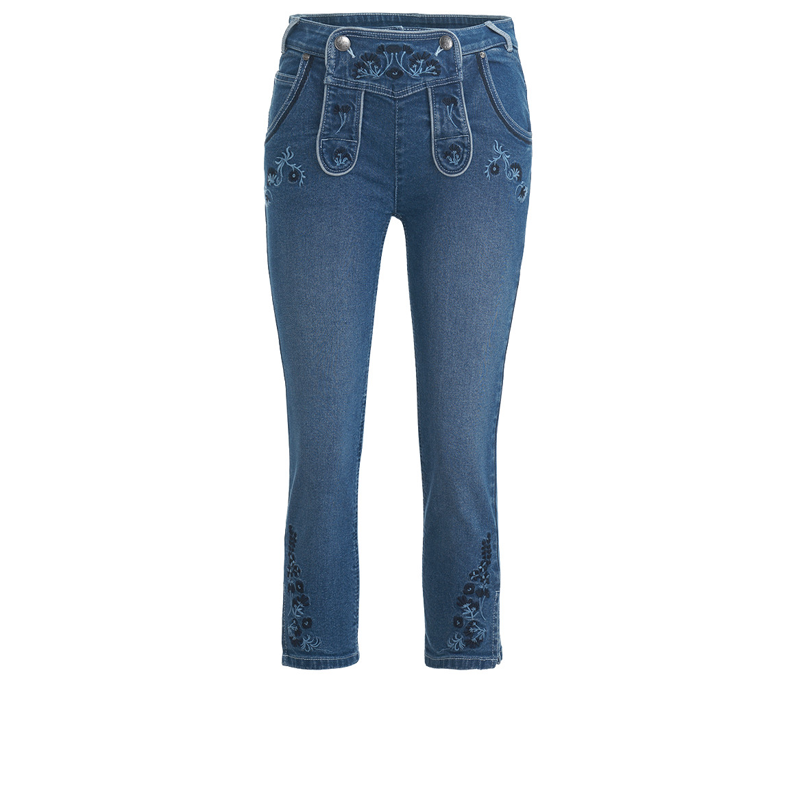 3/4 Damen Trachtenhose mit Stickereien