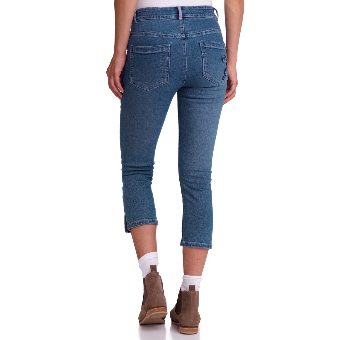 3/4 Damen Trachtenhose mit Stickereien