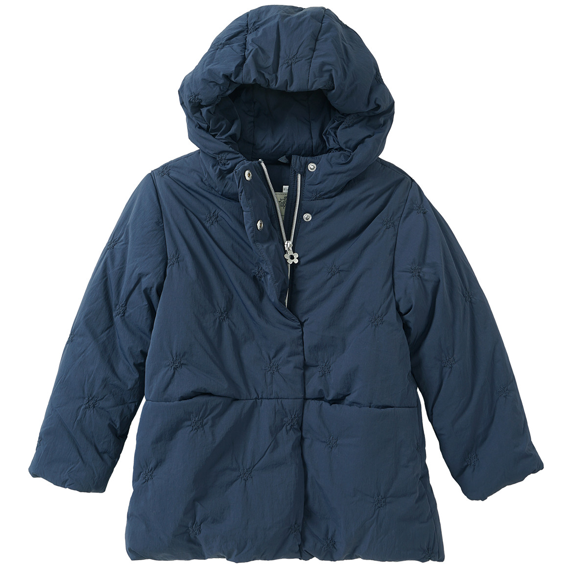 Meisjesjas met klein borduursel