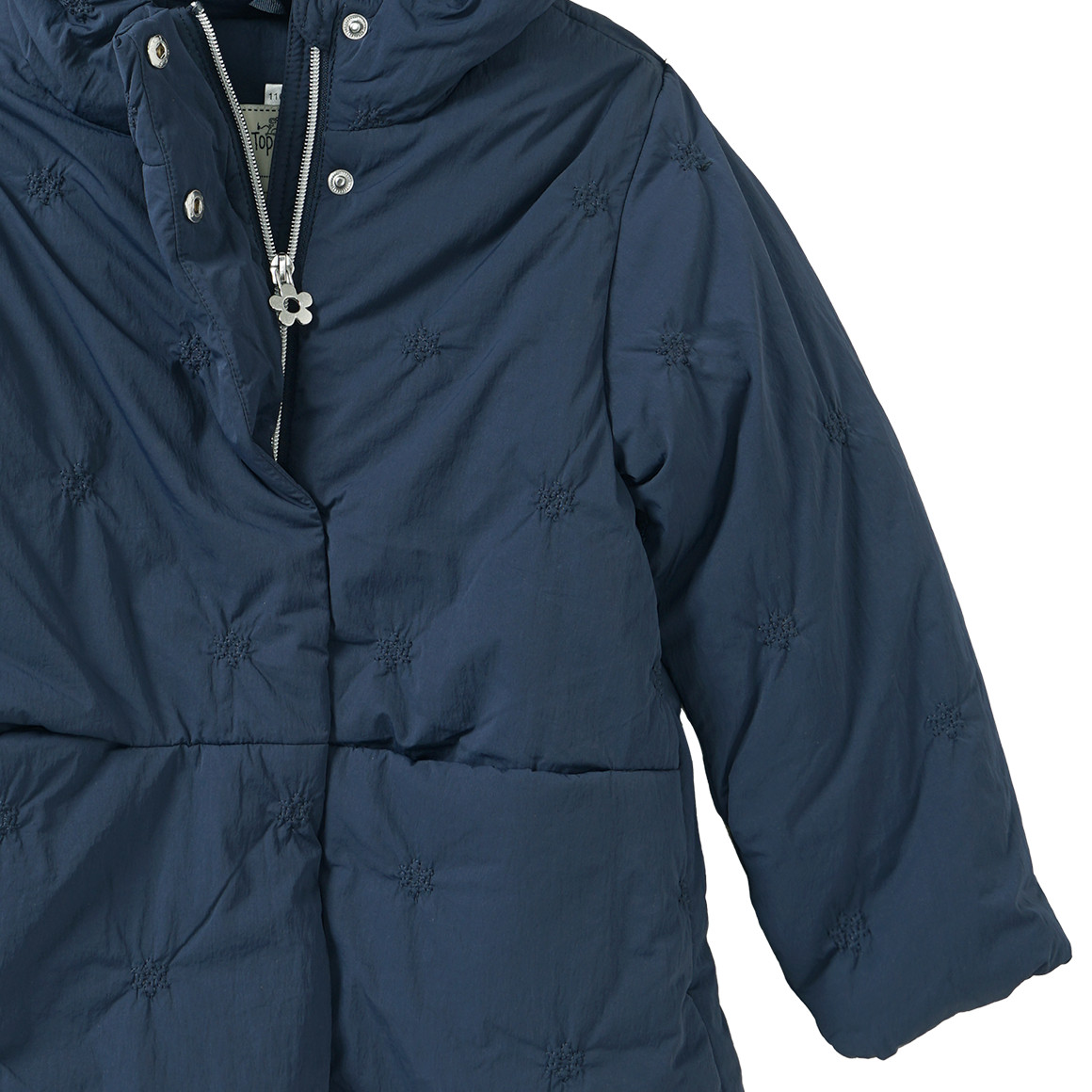 Meisjesjas met klein borduursel