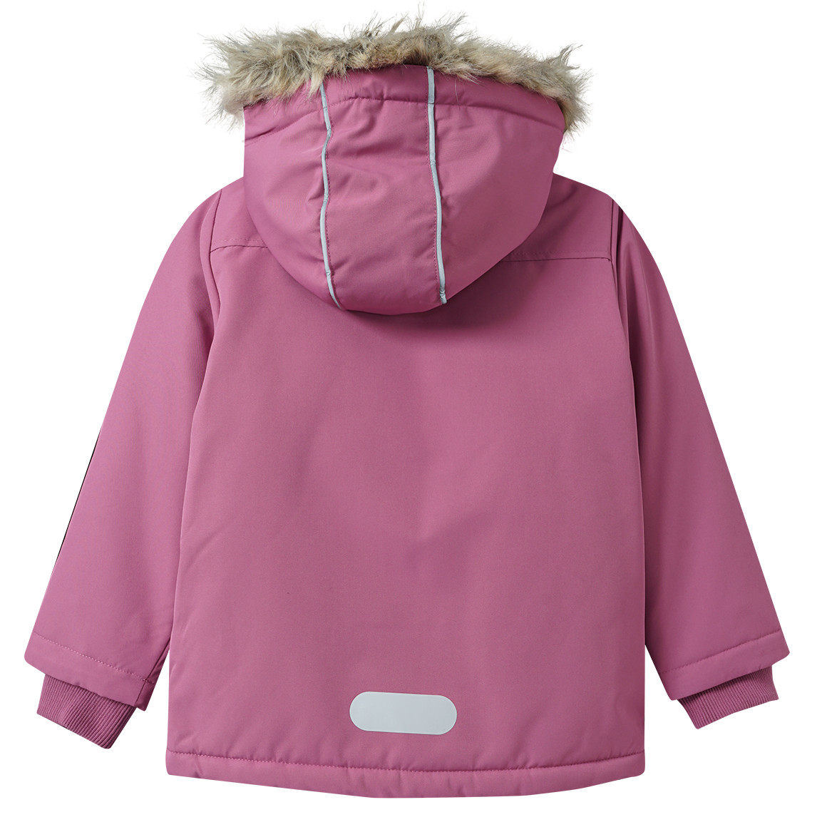 Meisjesparka met imitatiebont