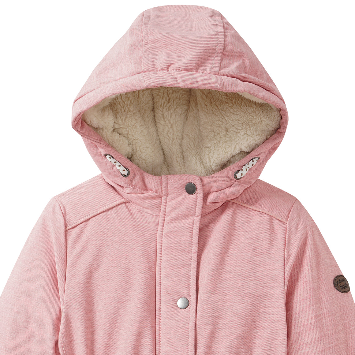 Meisjesparka met pluche voering