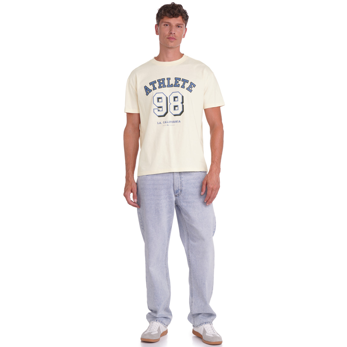 Heren-T-shirt met print