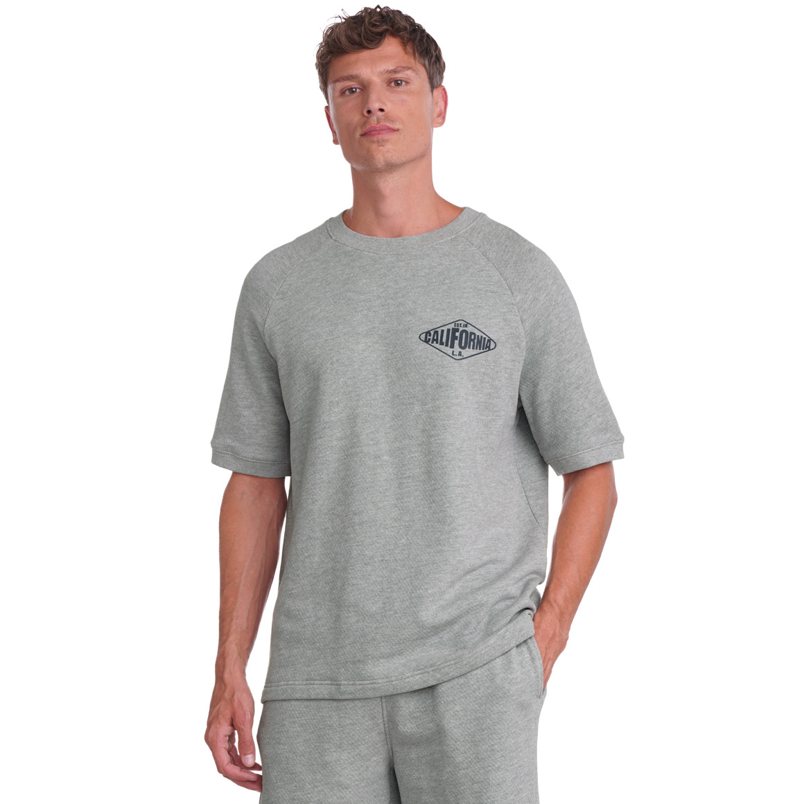 Sweatshirt voor heren met viscose