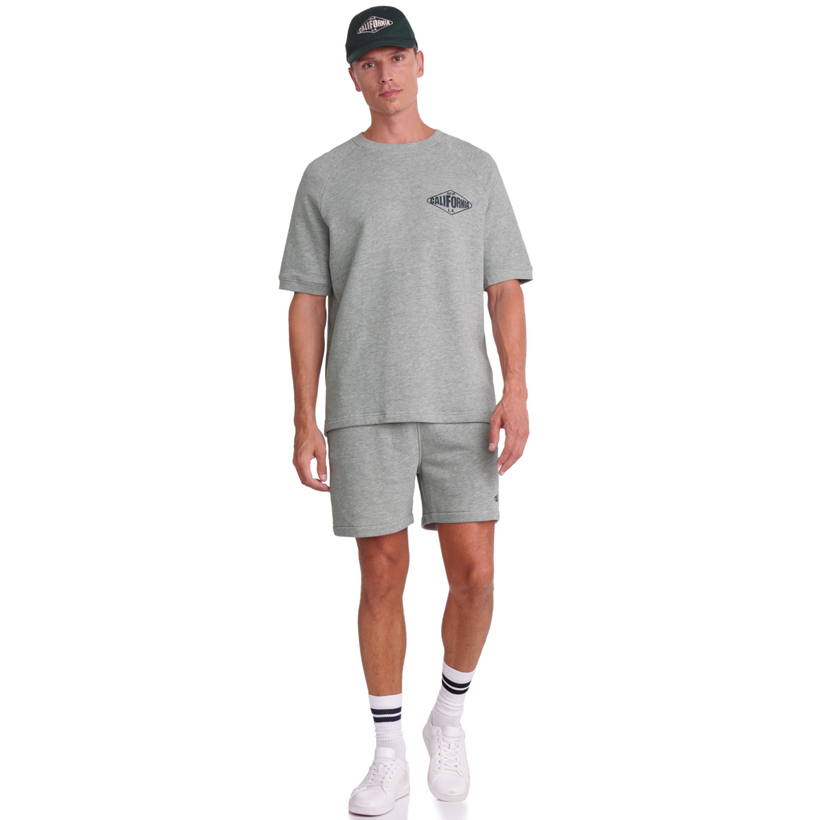 Heren joggingshort met elastische tailleband