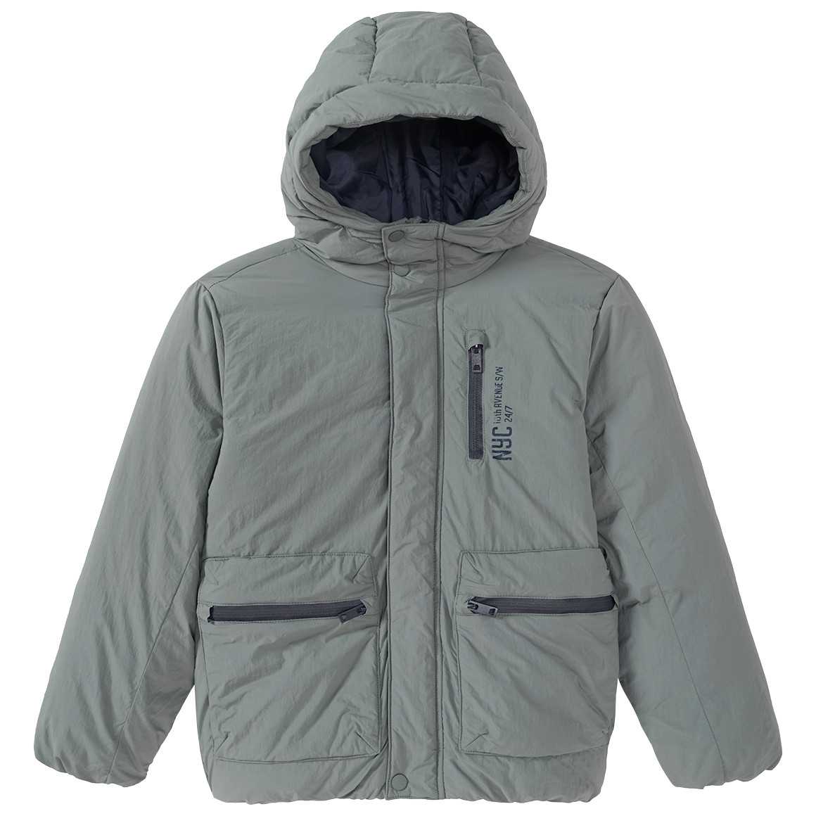 Generisch Jungen Winterjacke Mit Kapuze Steppjacke Wintermantel Kinder