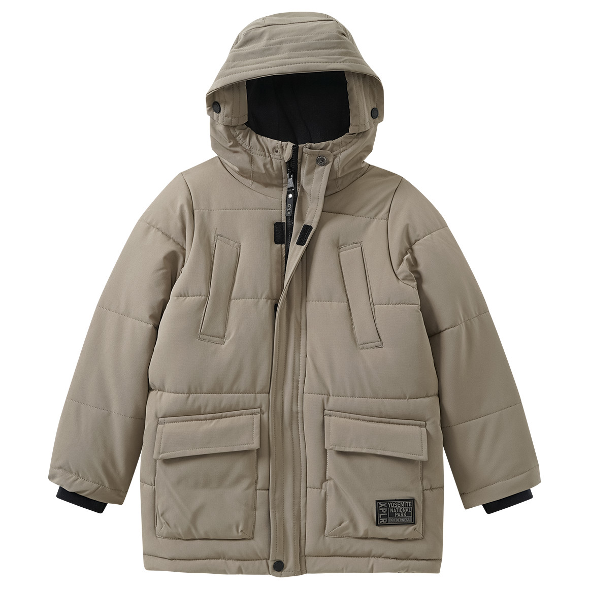 Jungen Steppjacke mit Pattentaschen