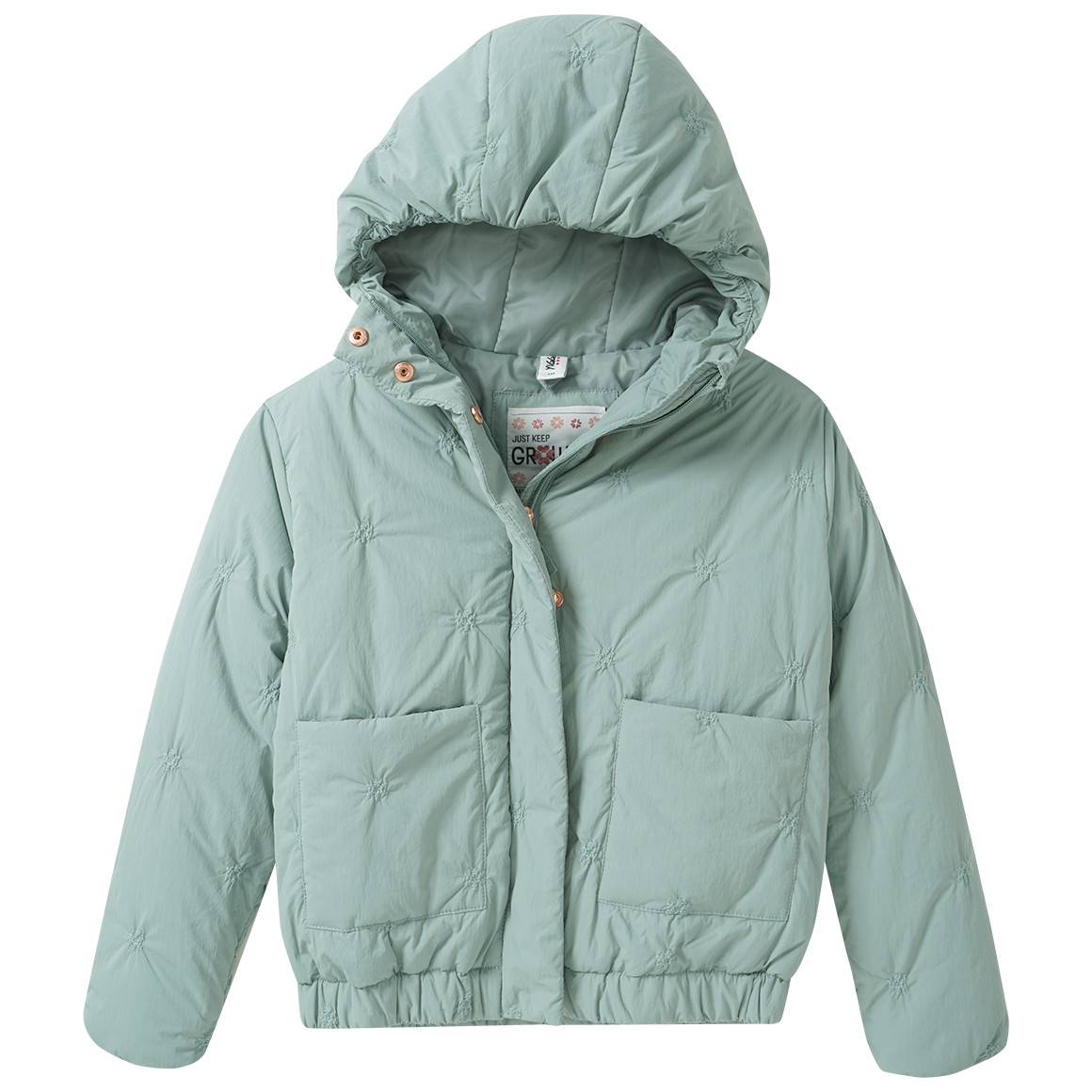 Meisjesjas met borduursel