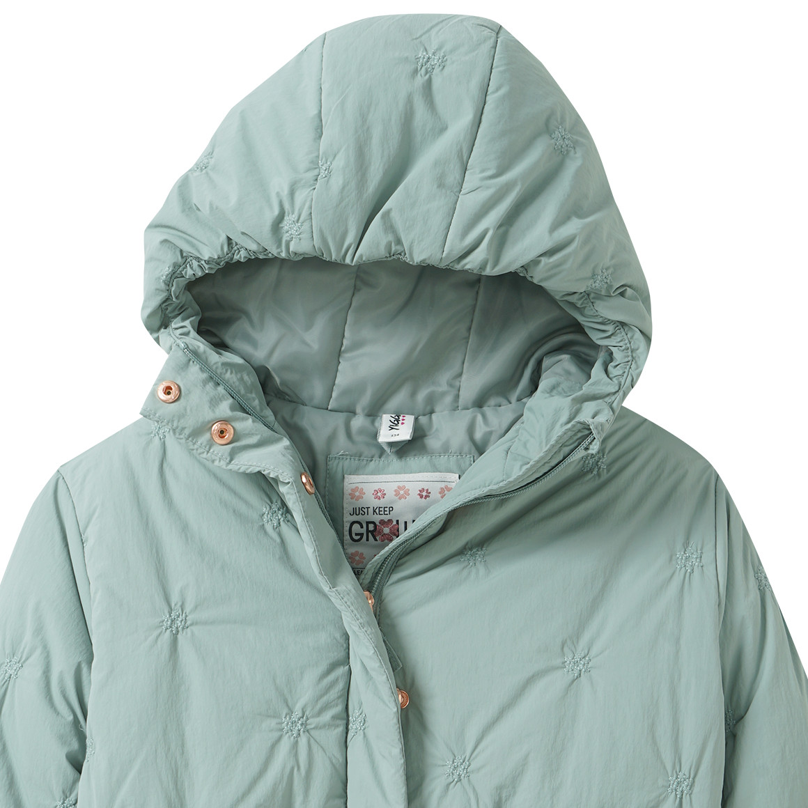 Meisjesjas met borduursel