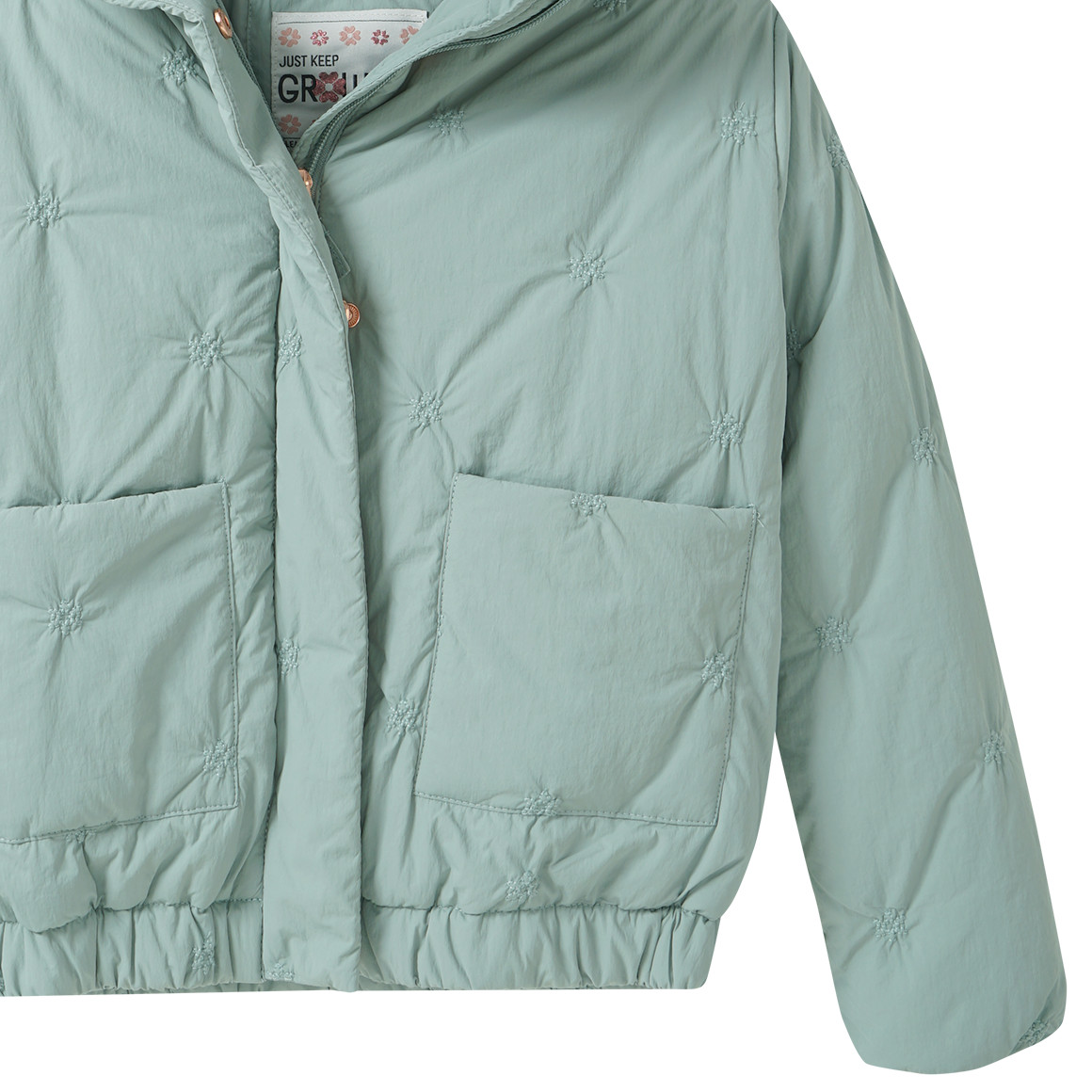 Meisjesjas met borduursel