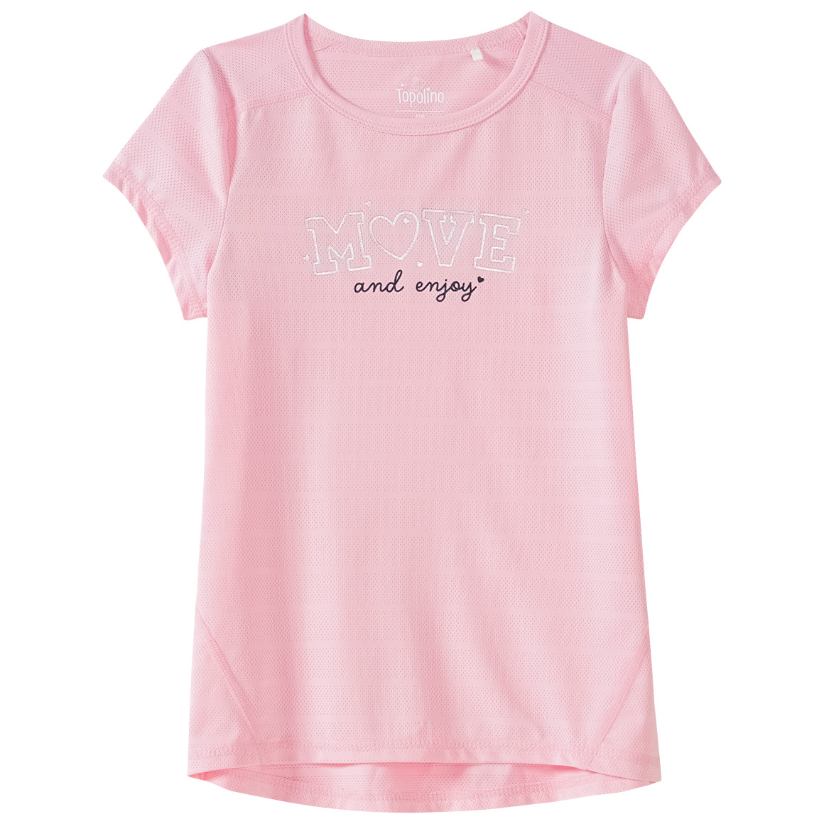 Mädchen Sport-T-Shirt mit Text-Motiv