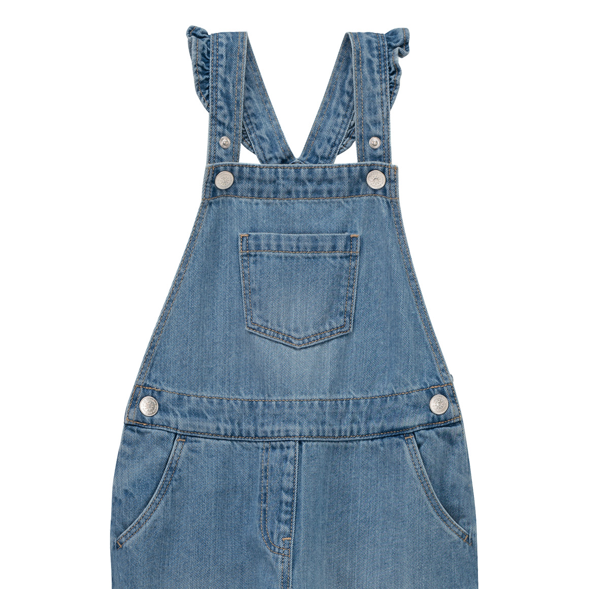 Denim tuinbroek voor meisjes