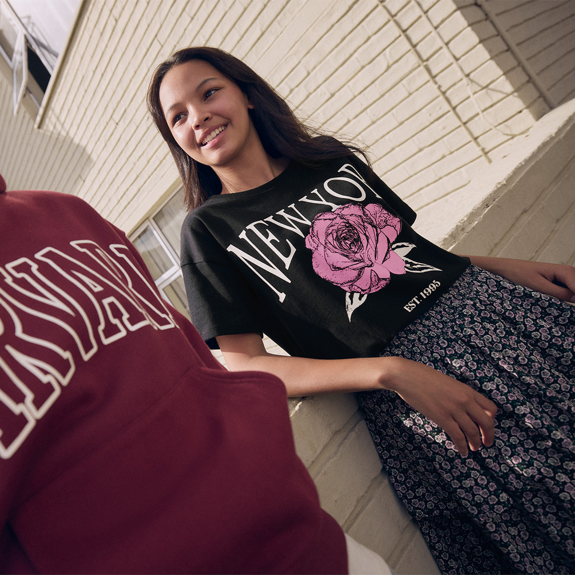 Mädchen T-Shirt mit Print