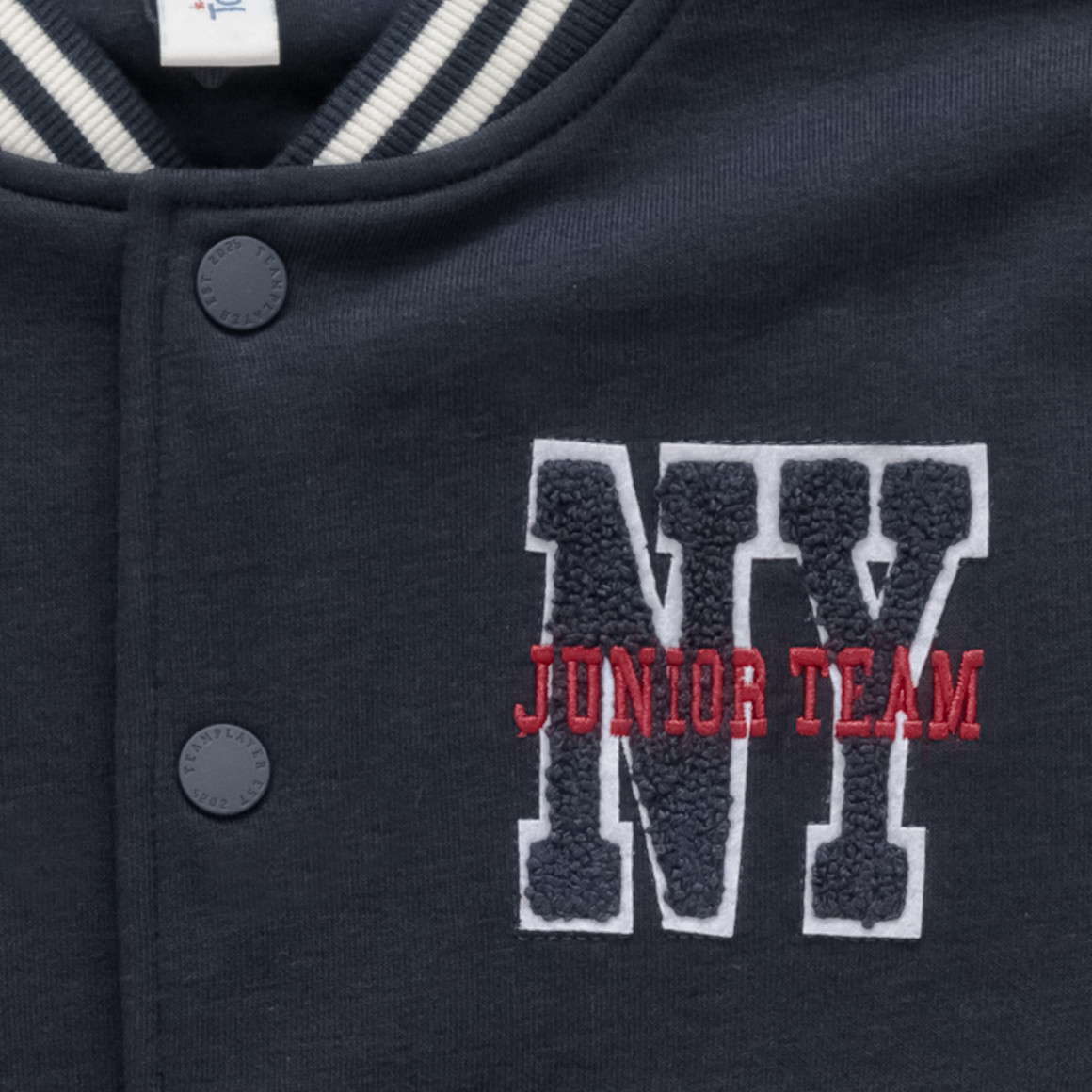 Jungen Collegejacke mit Stickerei