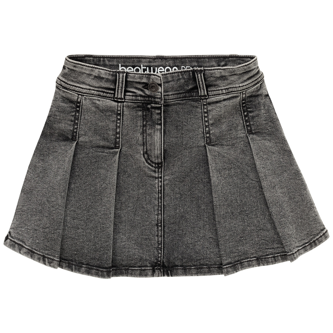 Mädchen Jeansrock mit Falten