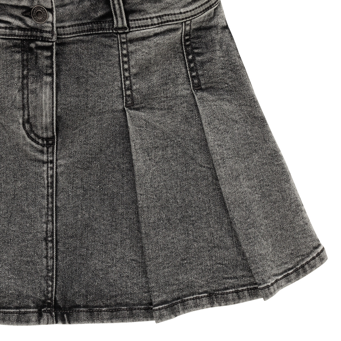 Mädchen Jeansrock mit Falten