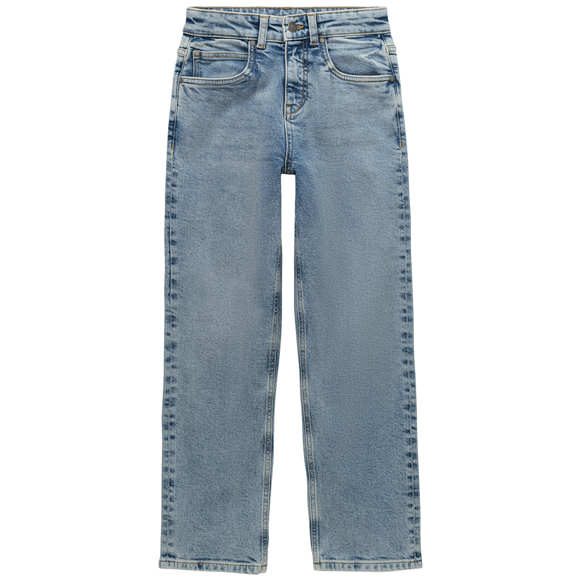Jungen Wide-Leg-Jeans mit verstellbarem Bund