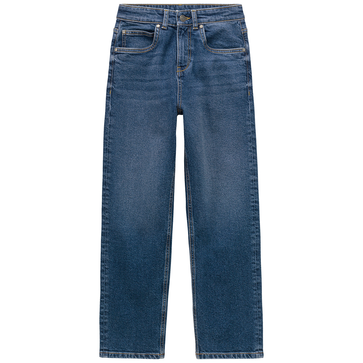 Jungen Wide-Leg-Jeans mit verstellbarem Bund