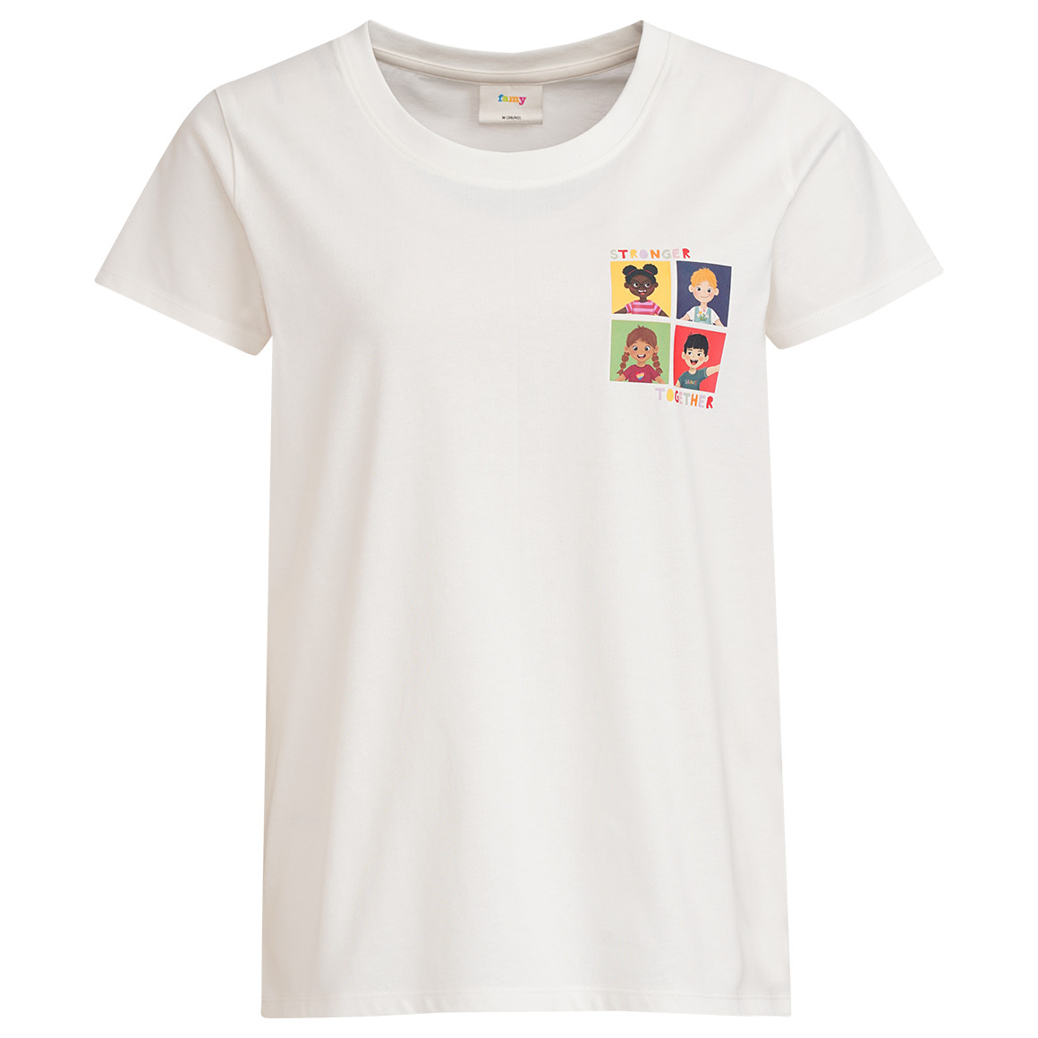 Damen T-Shirt mit Message-Print