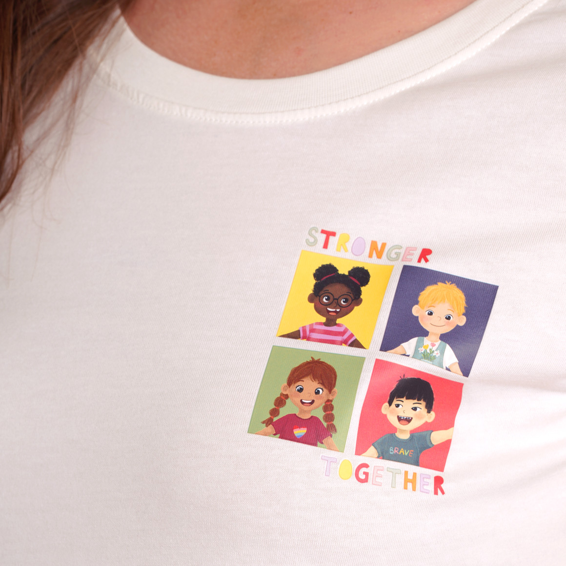 Damen T-Shirt mit Message-Print