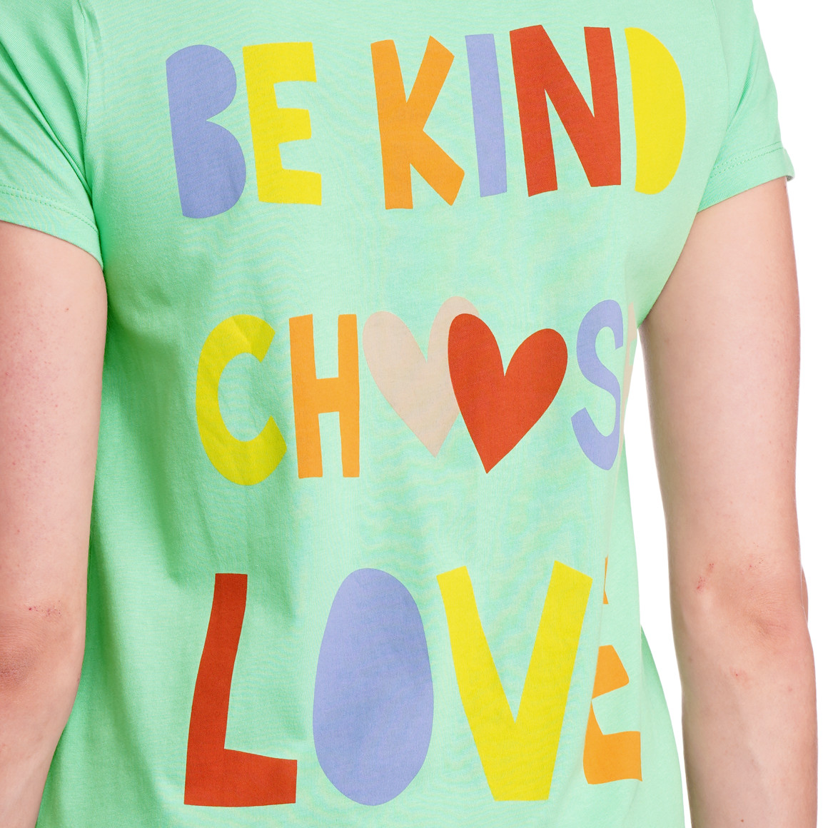 Damen T-Shirt mit Message-Print