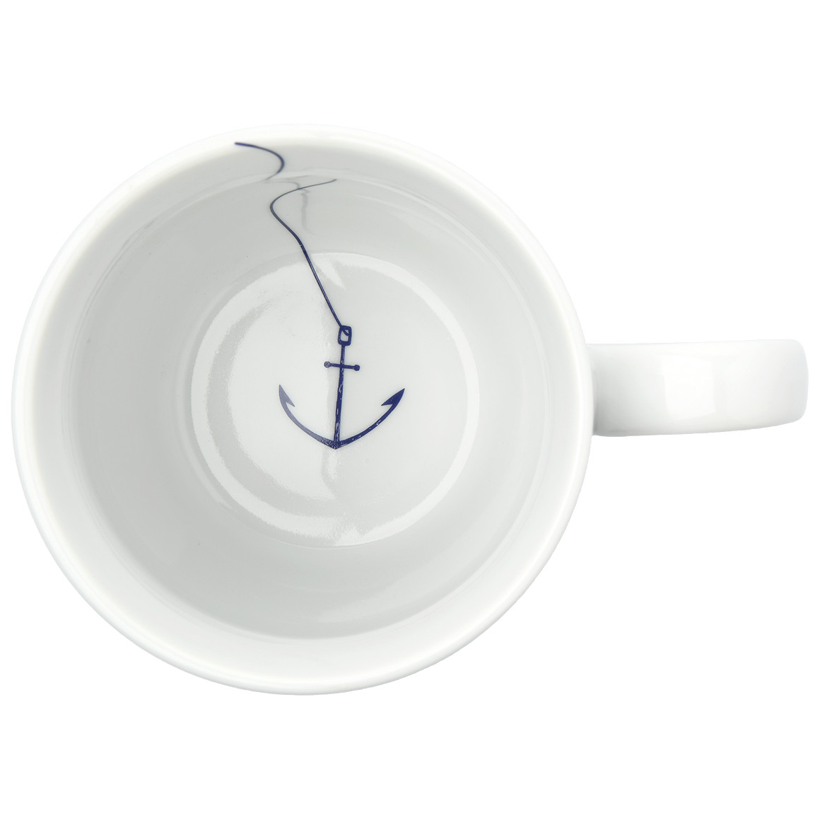 Tasse mit Segelboot-Print