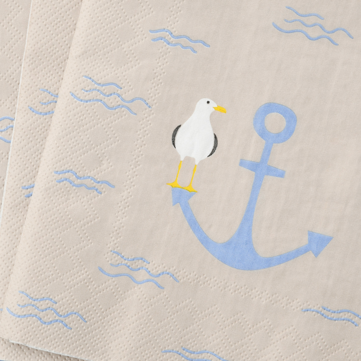 20 Servietten mit maritimem Print