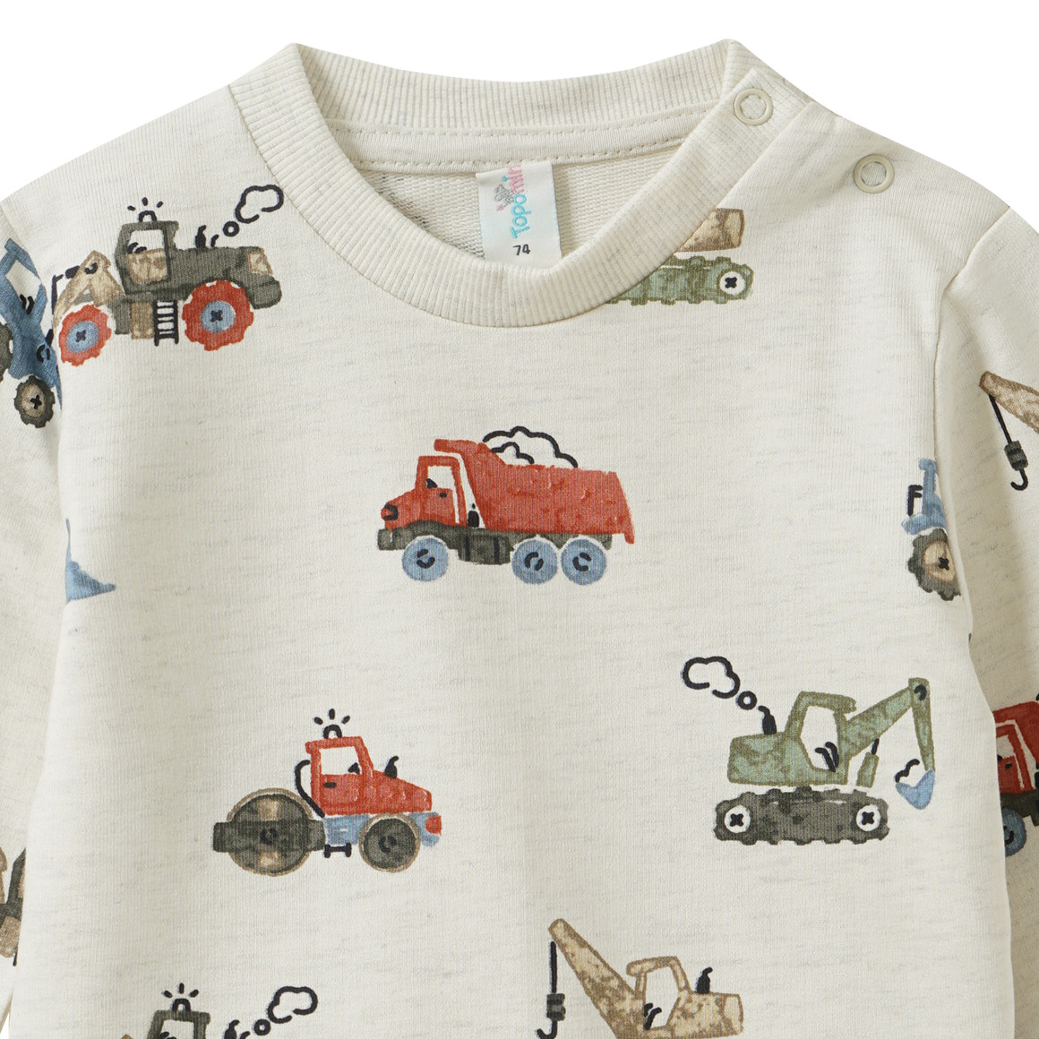 Baby sweatshirt met all-over print