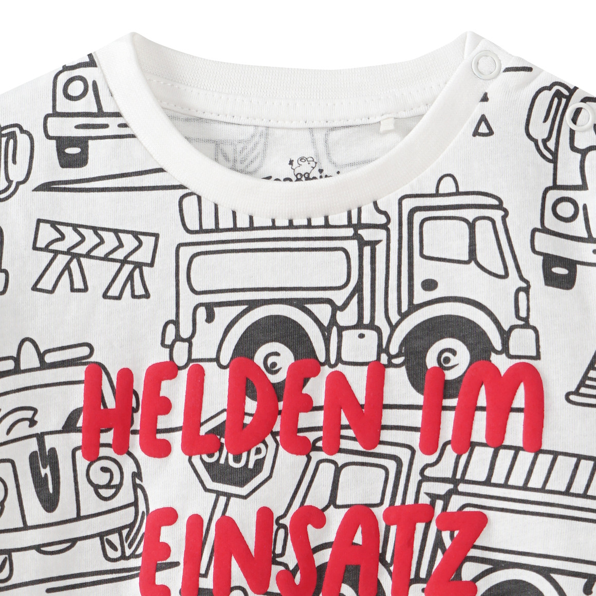 Baby Langarmshirt mit Auto-Motiven