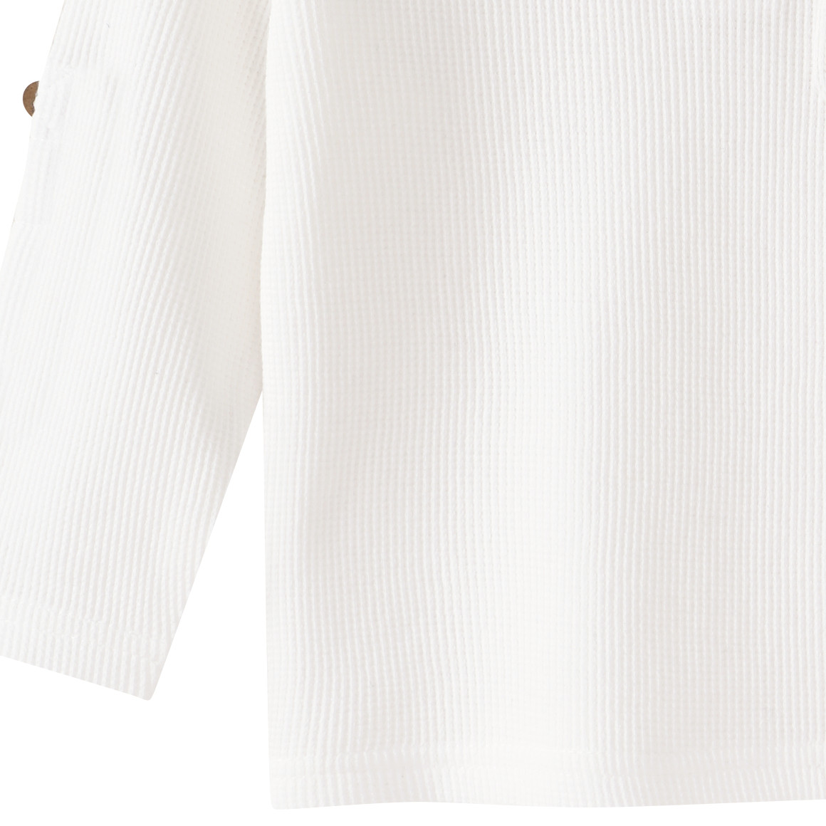 Babyshirt met lange mouwen in piqué-kwaliteit