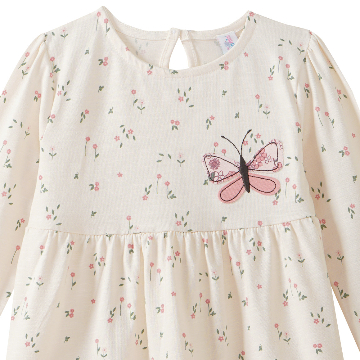 Baby Kleid mit Blümchen-Allover