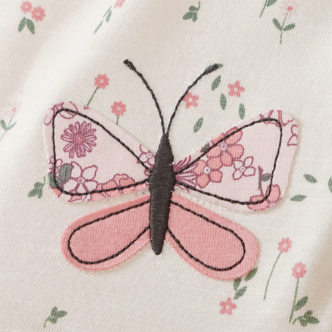 Baby Kleid mit Blümchen-Allover