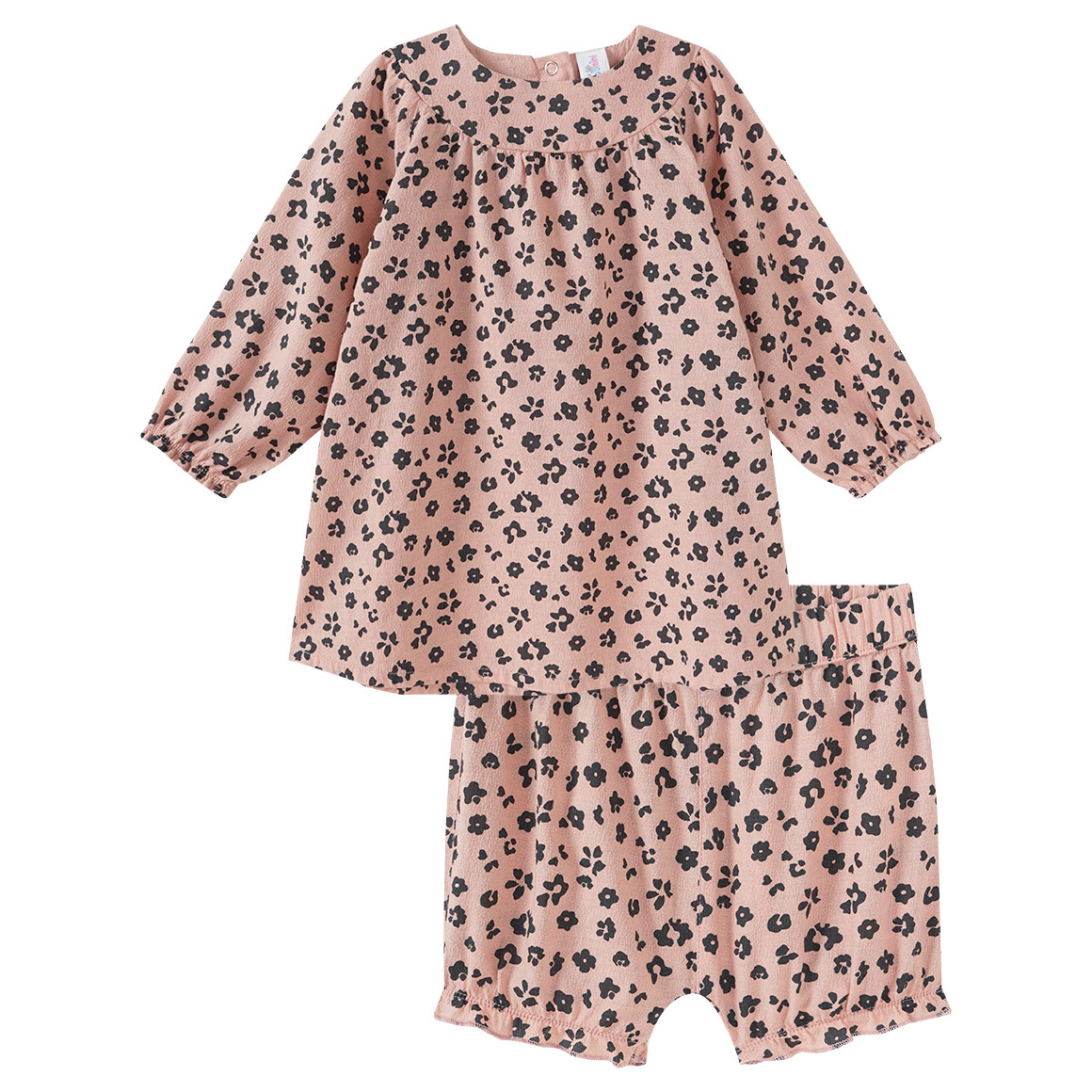 Babyset van jurk en shorts