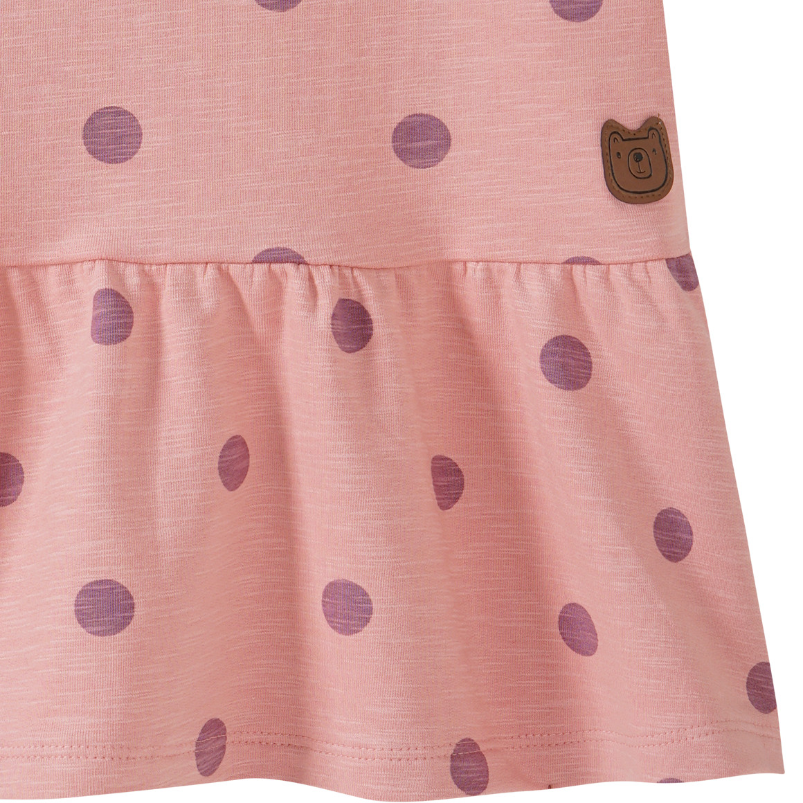 Sweaterjurk voor baby’s met stippen