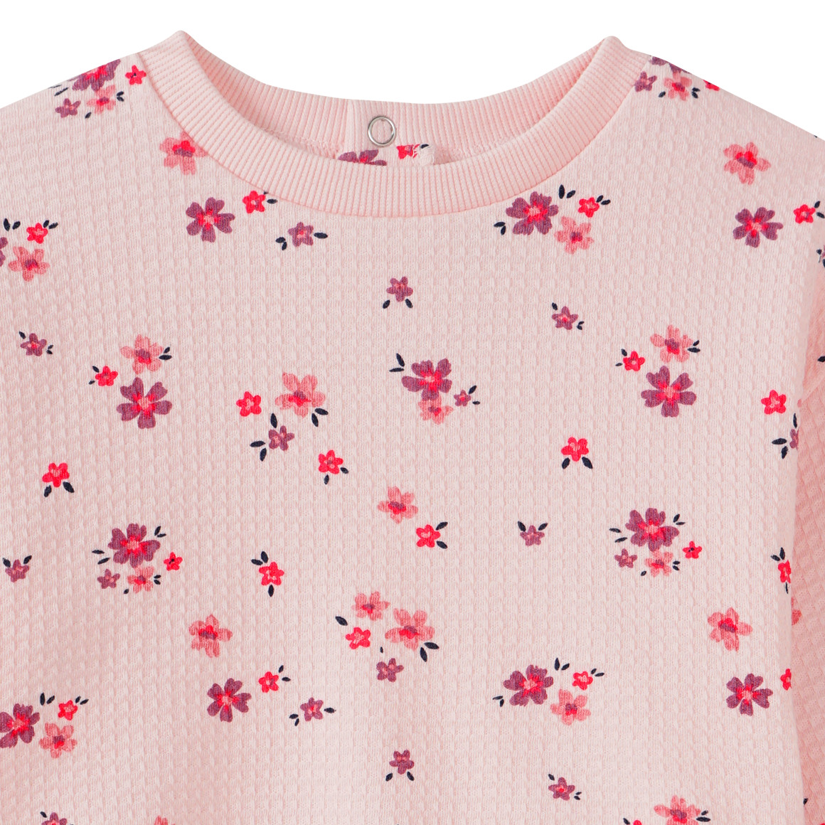 Baby Sweatshirt mit Waffel-Struktur