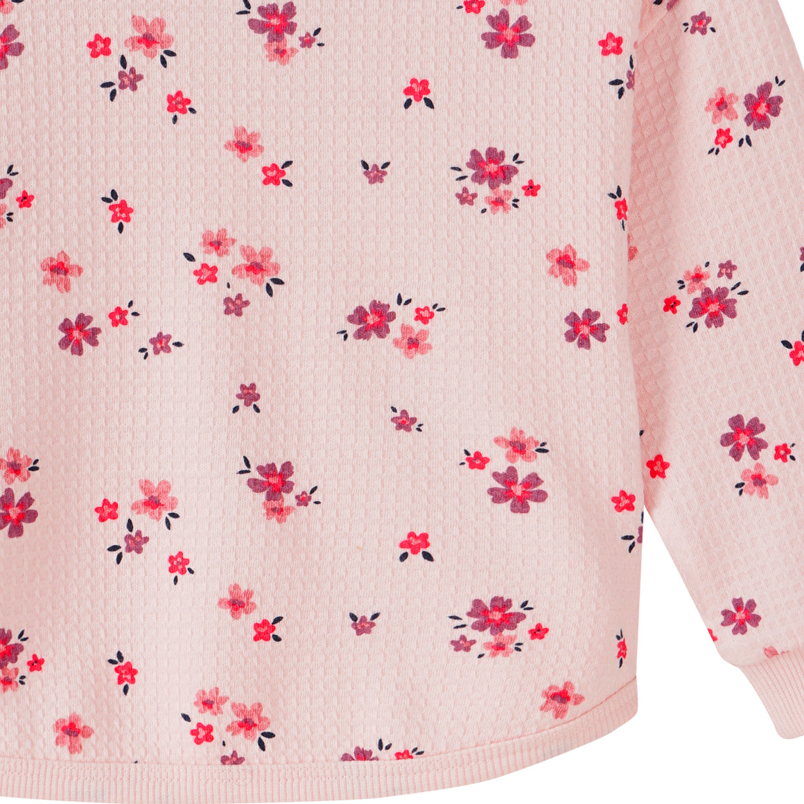 Baby Sweatshirt mit Waffel-Struktur