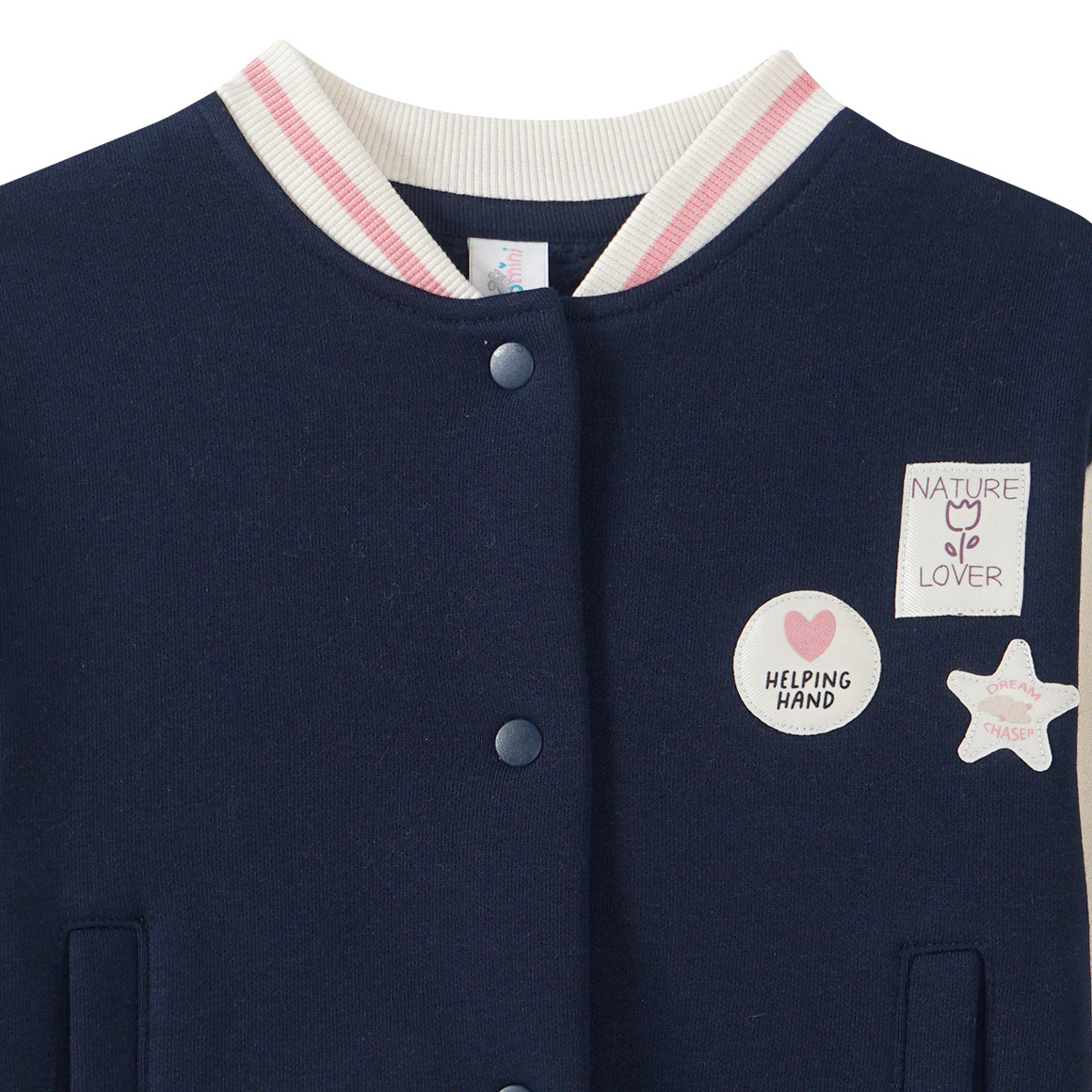 Baby Jacke im College-Look