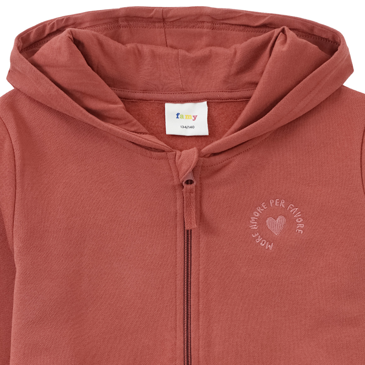 Mädchen Sweatjacke mit Kapuze