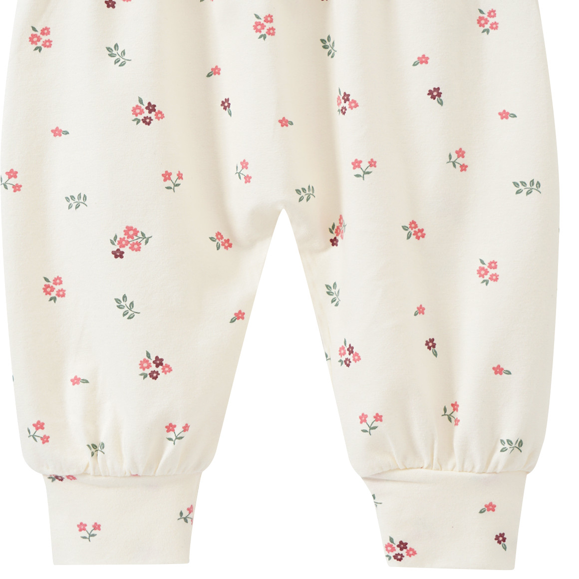 Babyjoggingbroek met bloemenmotief