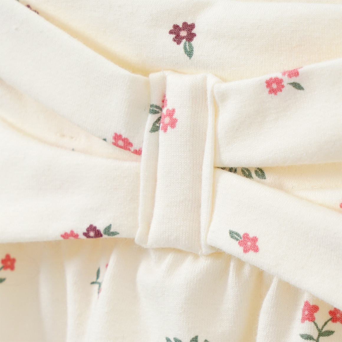 Babyjoggingbroek met bloemenmotief