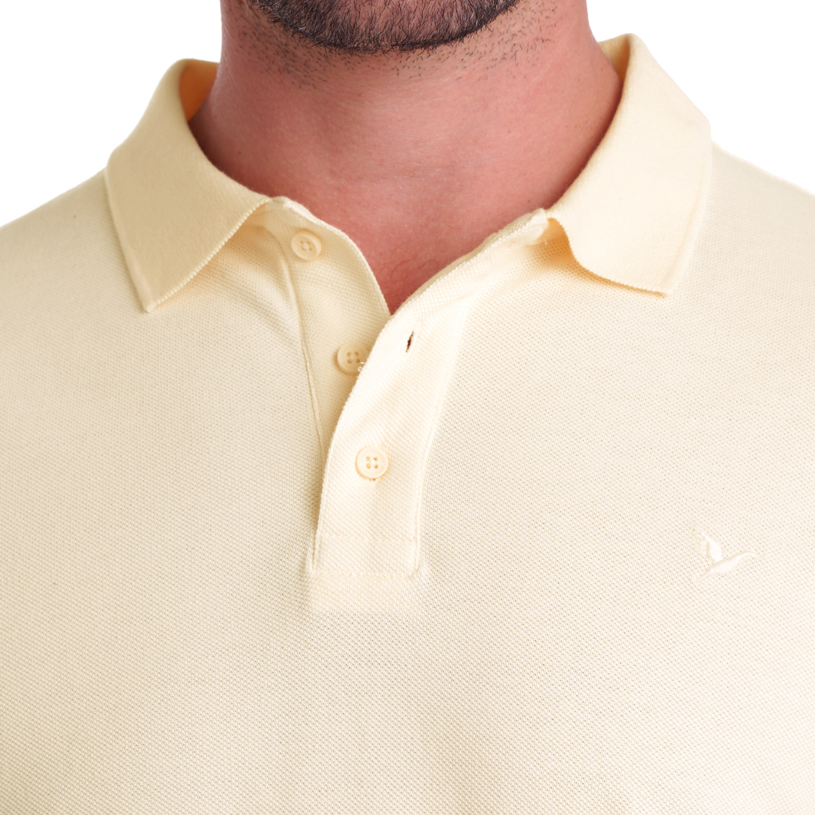 Heren poloshirt effen